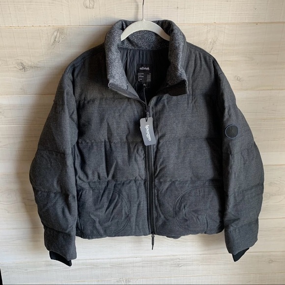 Allbirds Trino Wool Puffer Jacket Charcoal Merino Wool Winter Coat​​​​​​​​ - Picture 1 of 8